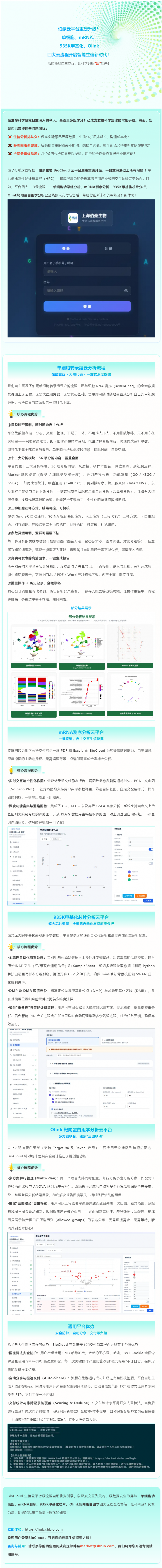 伯豪云平台重磅升级！四大云流程全线交付，开启智能生信新时代！
